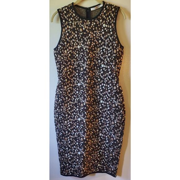 GIVENCHY Sleeveless Dress In Baby's Breath Pattern Jacquard Knit Size M - Picture 1 of 15